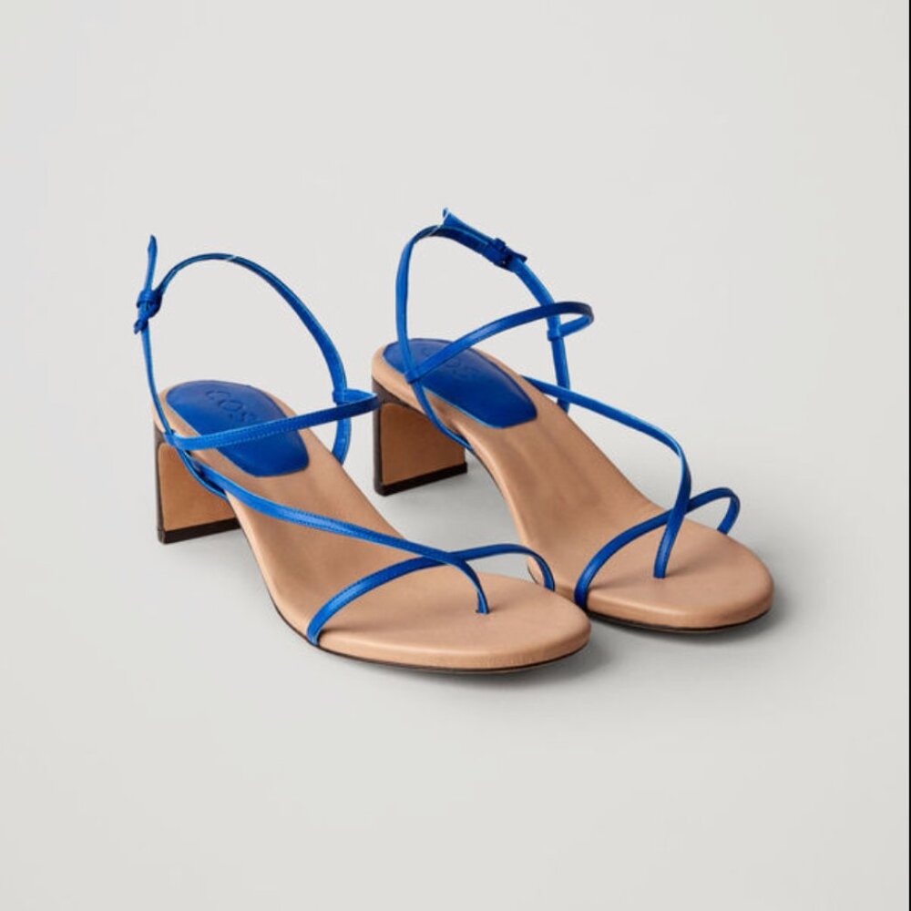 COS Electric Blue Sandals